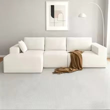 Canapé Modulaire Velours Côtelé — Combinaison Libre